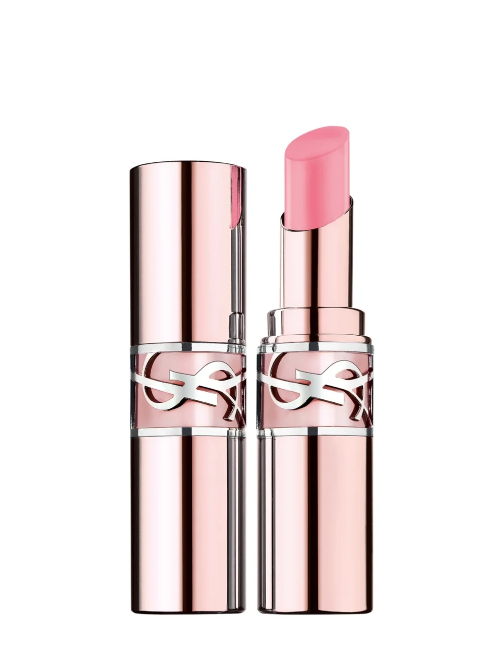 YSL Candy Glow Tinted Butter Balm Lipstick In 1B Pink Sunshine NIB ✨ FREE GIFTS